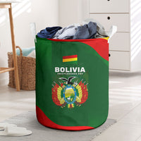 Bolivia Independence Day Laundry Basket Coat Of Arms Libre Y Soberana Heritage Art Broken Chains