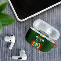 Bolivia Independence Day AirPods Case Coat Of Arms Libre Y Soberana Heritage Art Broken Chains