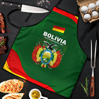 Bolivia Independence Day Apron Coat Of Arms Libre Y Soberana Heritage Art Broken Chains