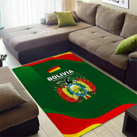 Bolivia Independence Day Area Rug Coat Of Arms Libre Y Soberana Heritage Art Broken Chains