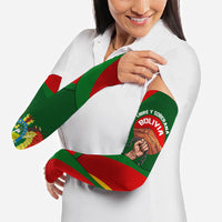 Bolivia Independence Day Arm Sleeves Coat Of Arms Libre Y Soberana Heritage Art Broken Chains