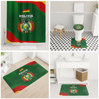 Bolivia Independence Day Bathroom Set Coat Of Arms Libre Y Soberana Heritage Art Broken Chains