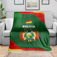 Bolivia Independence Day Blanket Coat Of Arms Libre Y Soberana Heritage Art Broken Chains