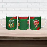 Bolivia Independence Day Ceramic Mug Coat Of Arms Libre Y Soberana Heritage Art Broken Chains