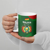 Bolivia Independence Day Ceramic Mug Coat Of Arms Libre Y Soberana Heritage Art Broken Chains