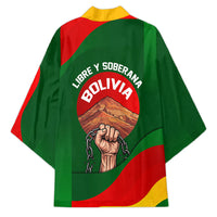 Bolivia Independence Day Kimono Coat Of Arms Libre Y Soberana Heritage Art Broken Chains