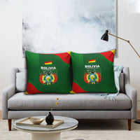 Bolivia Independence Day Pillow Cover Coat Of Arms Libre Y Soberana Heritage Art Broken Chains