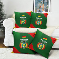 Bolivia Independence Day Pillow Cover Coat Of Arms Libre Y Soberana Heritage Art Broken Chains