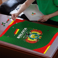 Bolivia Independence Day Puzzle Coat Of Arms Libre Y Soberana Heritage Art Broken Chains
