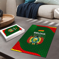 Bolivia Independence Day Puzzle Coat Of Arms Libre Y Soberana Heritage Art Broken Chains
