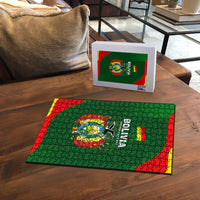 Bolivia Independence Day Puzzle Coat Of Arms Libre Y Soberana Heritage Art Broken Chains