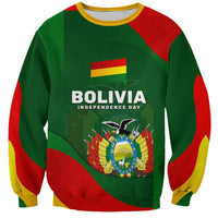 Bolivia Independence Day Sweatshirt Coat Of Arms Libre Y Soberana Heritage Art Broken Chains
