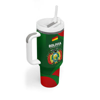 Bolivia Independence Day Tumbler With Handle Coat Of Arms Libre Y Soberana Heritage Art Broken Chains