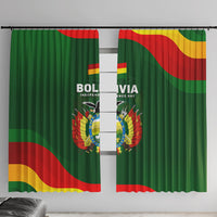 Bolivia Independence Day Window Curtain Coat Of Arms Libre Y Soberana Heritage Art Broken Chains