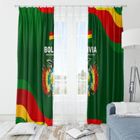 Bolivia Independence Day Window Curtain Coat Of Arms Libre Y Soberana Heritage Art Broken Chains