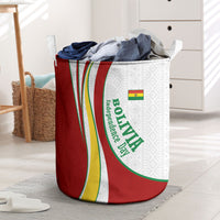 Bolivia Independence Day Map Flag Laundry Basket Freedom Heritage National Coat Of Arms Accents