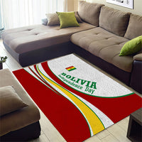 Bolivia Independence Day Map Flag Area Rug Freedom Heritage National Coat Of Arms Accents