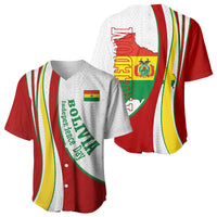 Bolivia Independence Day Map Flag Baseball Jersey Freedom Heritage National Coat Of Arms Accents