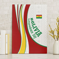 Bolivia Independence Day Map Flag Canvas Wall Art Freedom Heritage National Coat Of Arms Accents