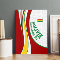 Bolivia Independence Day Map Flag Canvas Wall Art Freedom Heritage National Coat Of Arms Accents