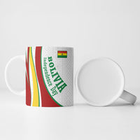 Bolivia Independence Day Map Flag Ceramic Mug Freedom Heritage National Coat Of Arms Accents