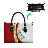 Bolivia Independence Day Map Flag Leather Bag Freedom Heritage National Coat Of Arms Accents