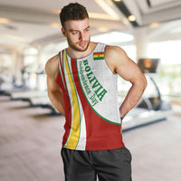 Bolivia Independence Day Map Flag Men Tank Top Freedom Heritage National Coat Of Arms Accents