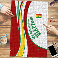 Bolivia Independence Day Map Flag Puzzle Freedom Heritage National Coat Of Arms Accents