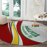 Bolivia Independence Day Map Flag Round Carpet Freedom Heritage National Coat Of Arms Accents