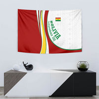 Bolivia Independence Day Map Flag Tapestry Freedom Heritage National Coat Of Arms Accents