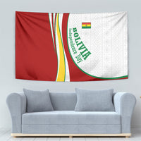 Bolivia Independence Day Map Flag Tapestry Freedom Heritage National Coat Of Arms Accents