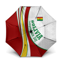 Bolivia Independence Day Map Flag Umbrella Freedom Heritage National Coat Of Arms Accents