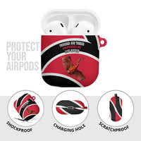 Trinidad And Tobago Independence Day Scarlet Ibis AirPods Case Steelpan Heritage National Flag