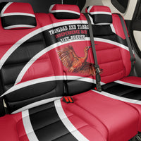Trinidad And Tobago Independence Day Scarlet Ibis Back Car Seat Cover Steelpan Heritage National Flag