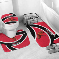 Trinidad And Tobago Independence Day Scarlet Ibis Bathroom Set Steelpan Heritage National Flag