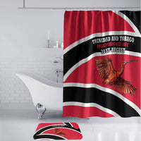Trinidad And Tobago Independence Day Scarlet Ibis Bathroom Set Steelpan Heritage National Flag