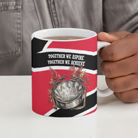 Trinidad And Tobago Independence Day Scarlet Ibis Ceramic Mug Steelpan Heritage National Flag