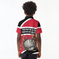 Trinidad And Tobago Independence Day Scarlet Ibis Kid Polo Shirt Steelpan Heritage National Flag