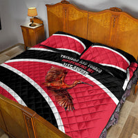 Trinidad And Tobago Independence Day Scarlet Ibis Quilt Bed Set Steelpan Heritage National Flag