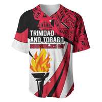 Trinidad And Tobago Independence Day Baseball Jersey Freedom Torch Heritage Symbols