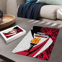 Trinidad And Tobago Independence Day Puzzle Freedom Torch Heritage Symbols