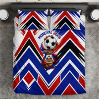 Haiti World Football Mondyal 2026 Bedding Set Pride Ayiti Caribbean Culture Patriotic Crest