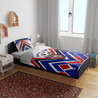 Haiti World Football Mondyal 2026 Bedding Set Pride Ayiti Caribbean Culture Patriotic Crest
