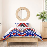 Haiti World Football Mondyal 2026 Bedding Set Pride Ayiti Caribbean Culture Patriotic Crest