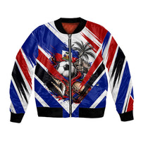 Haiti World Football Mondyal 2026 Bomber Jacket Pride Ayiti Caribbean Culture Patriotic Crest