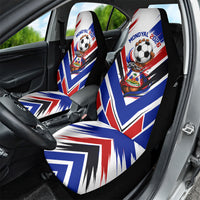 Haiti World Football Mondyal 2026 Car Seat Cover Pride Ayiti Caribbean Culture Patriotic Crest