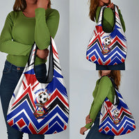 Haiti World Football Mondyal 2026 Grocery Bag Pride Ayiti Caribbean Culture Patriotic Crest
