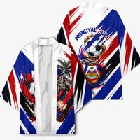 Haiti World Football Mondyal 2026 Kimono Pride Ayiti Caribbean Culture Patriotic Crest
