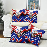 Haiti World Football Mondyal 2026 Pillow Cover Pride Ayiti Caribbean Culture Patriotic Crest