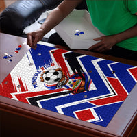 Haiti World Football Mondyal 2026 Puzzle Pride Ayiti Caribbean Culture Patriotic Crest